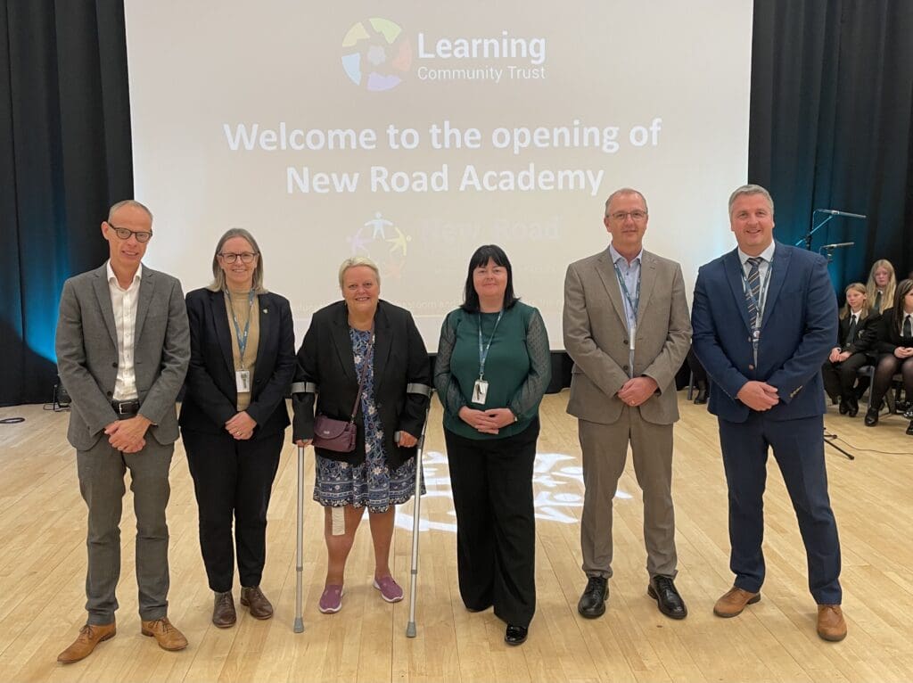 From left, Simon Wellman, Andrea Bell, Cllr Shirley Reynolds, Jane Hughes, Paul Jones, Paul Roberts