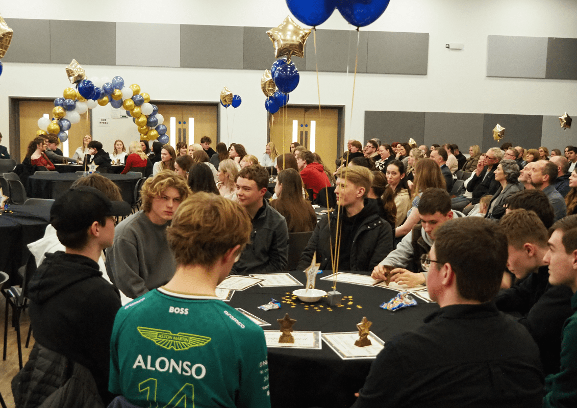 6 The celebration evening at Burton Borough School