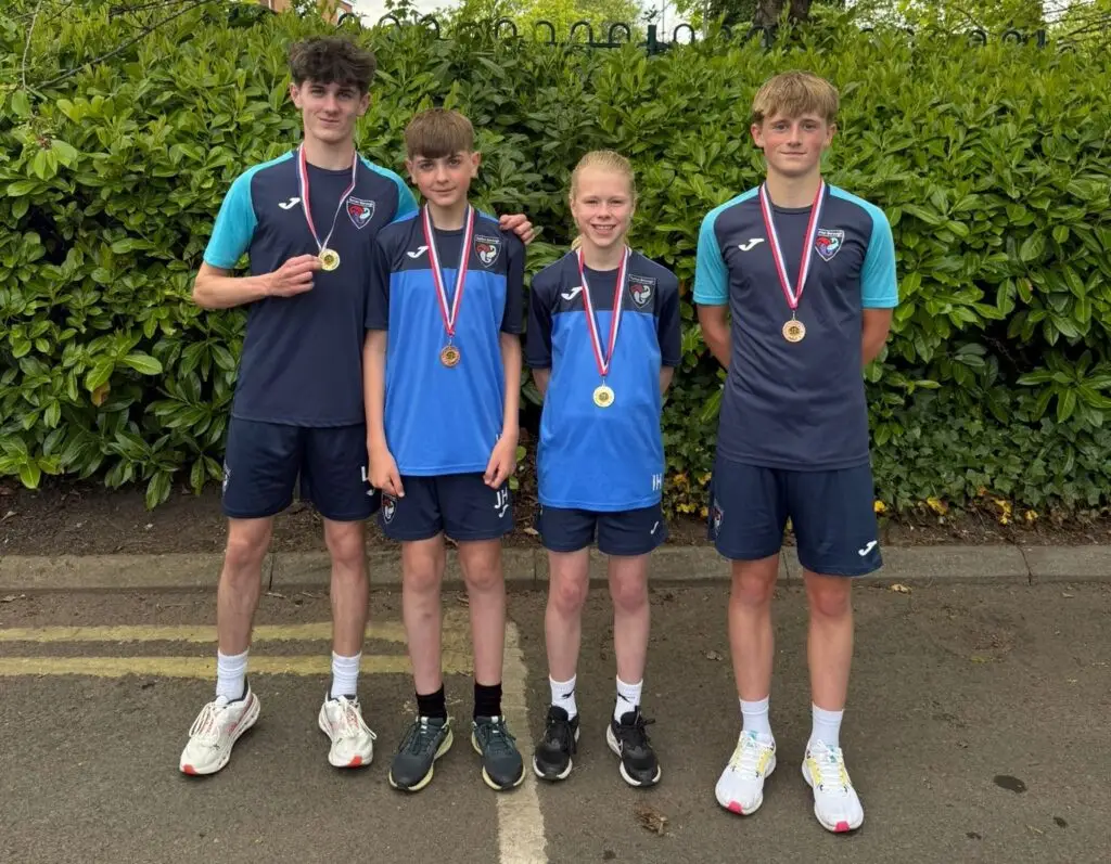 Burton Borough's medal winning students