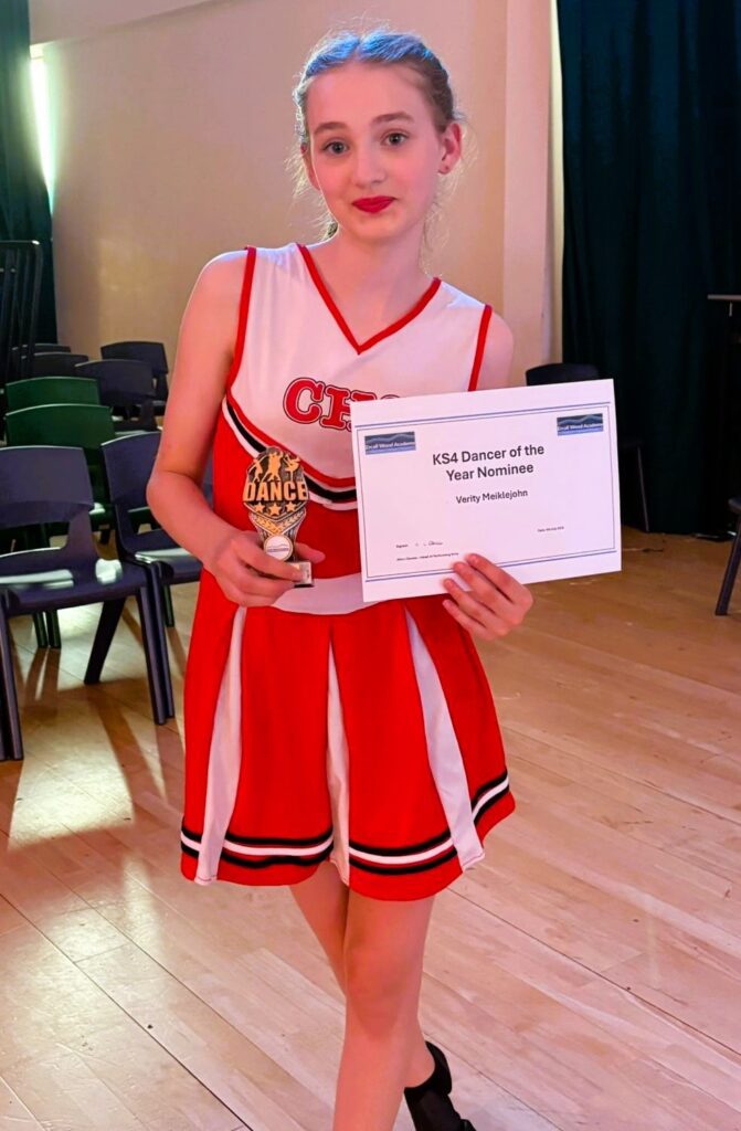 Verity Meiklejohn Dancer of the Year 9&10 category